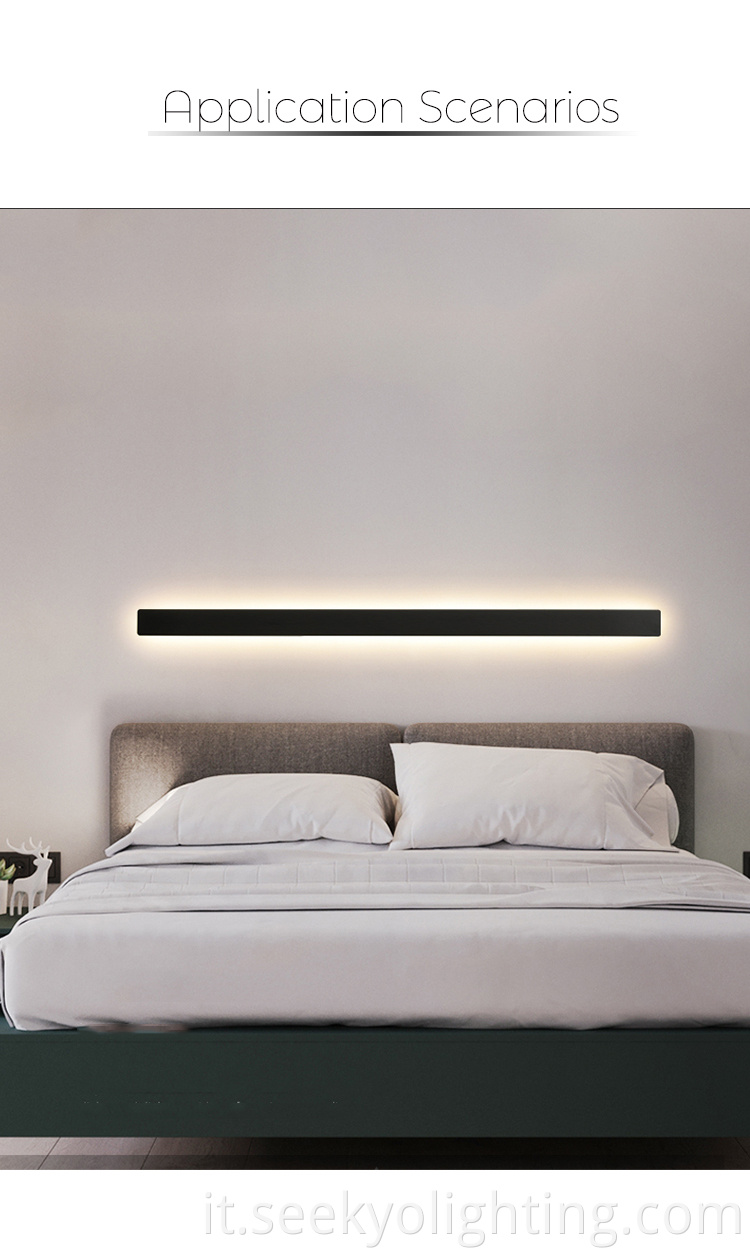 The lamp typically has a straight, narrow design that allows it to be mounted flush against the wall, minimizing the amount of space it takes up. 